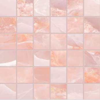 Керамогранит Emil Ceramica Tele Di Marmo Onyx Onyx Pink Mosaico 5x5