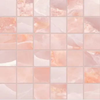 Керамогранит Emil Ceramica Tele Di Marmo Onyx Onyx Pink Mosaico 5x5