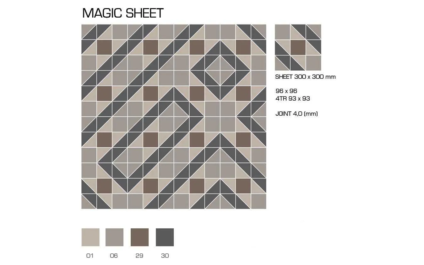 Керамогранит TopCer Victorian Designs Magic Sheet