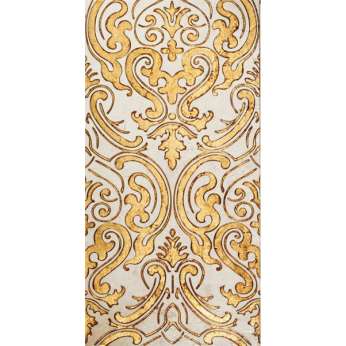 Мрамор Petra Antiqua Lacche 1 SHIRAZ 2 Fondo Biancone - Decoro Oro 30,5 x 60