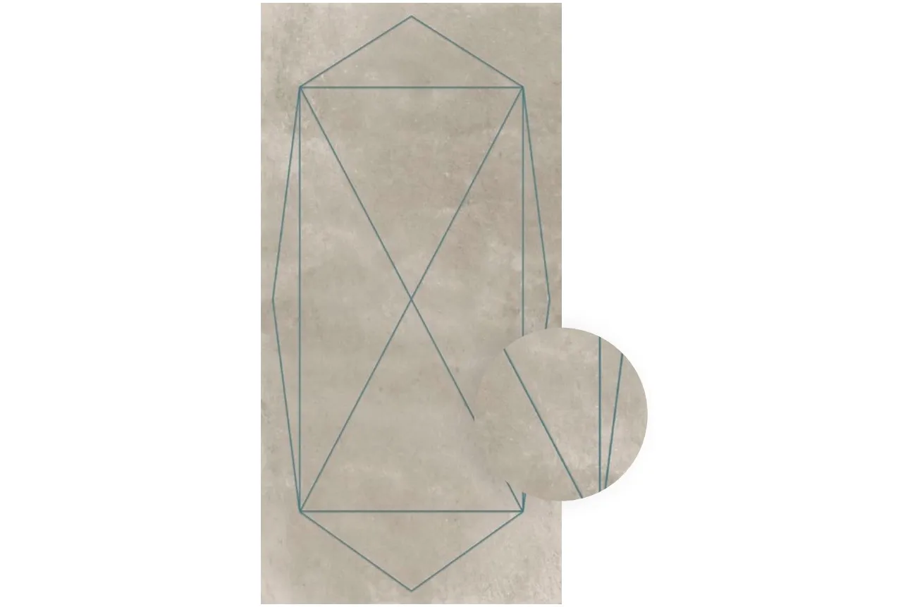 Керамогранит Cedit Araldica Cemento - Blasone Smeraldo