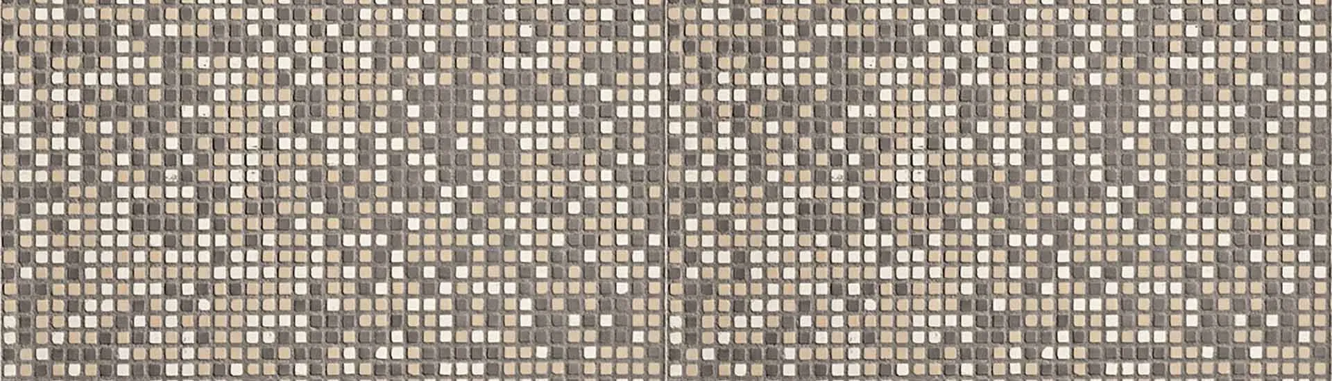Керамогранит Micro. Micromosaics Micromosaics Mix White Sand Grey