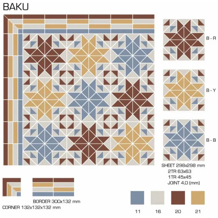 Керамогранит TopCer Victorian Designs Baku