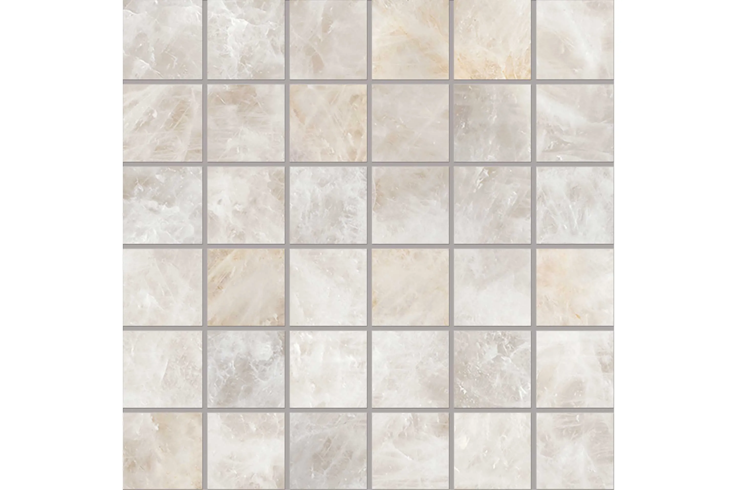 Керамогранит Emil Ceramica Tele Di Marmo Precious Mosaico 5X5 Crystal Ambra