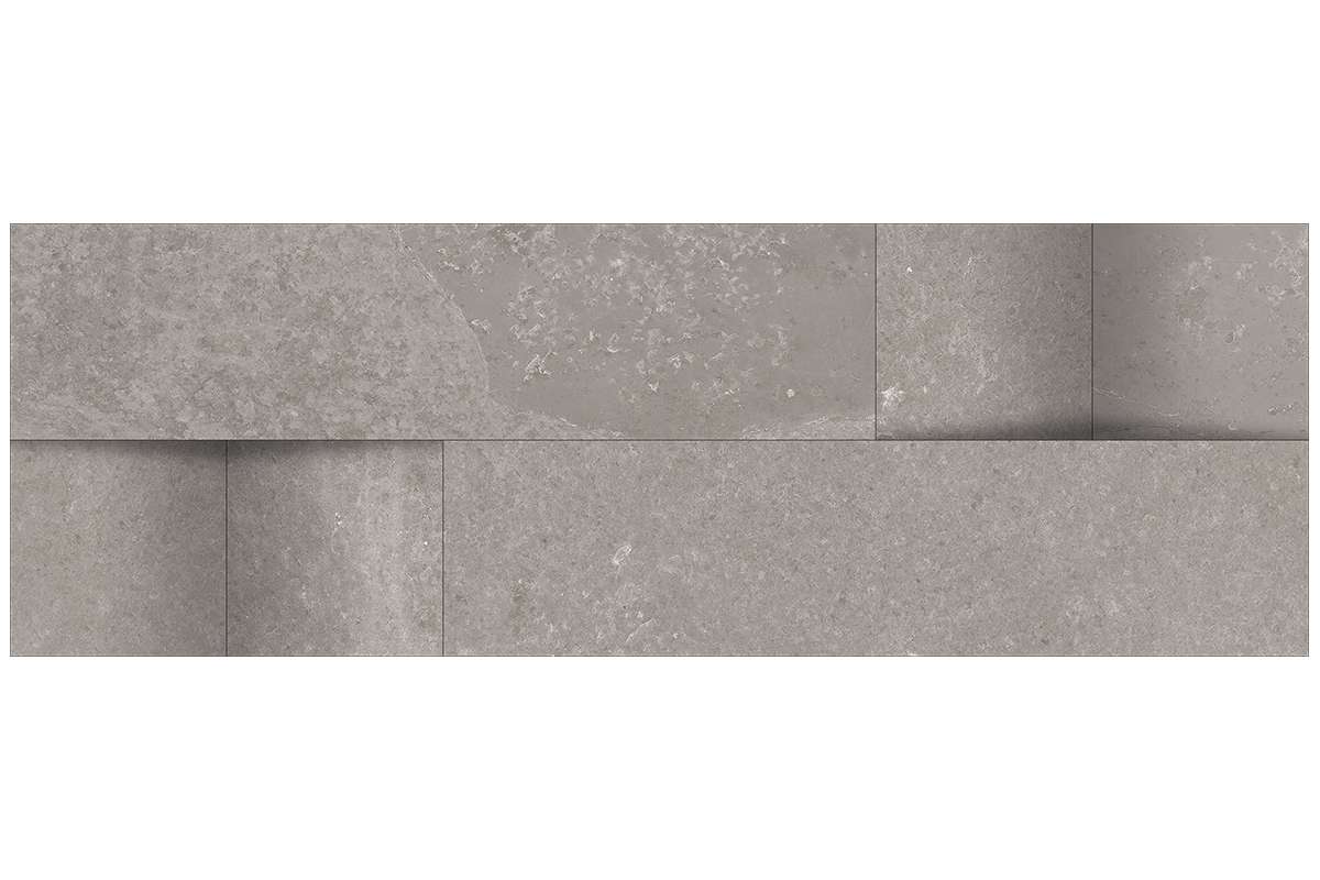 Керамогранит Provenza by Emil Group Groove Mosaico Steps Bright Grey