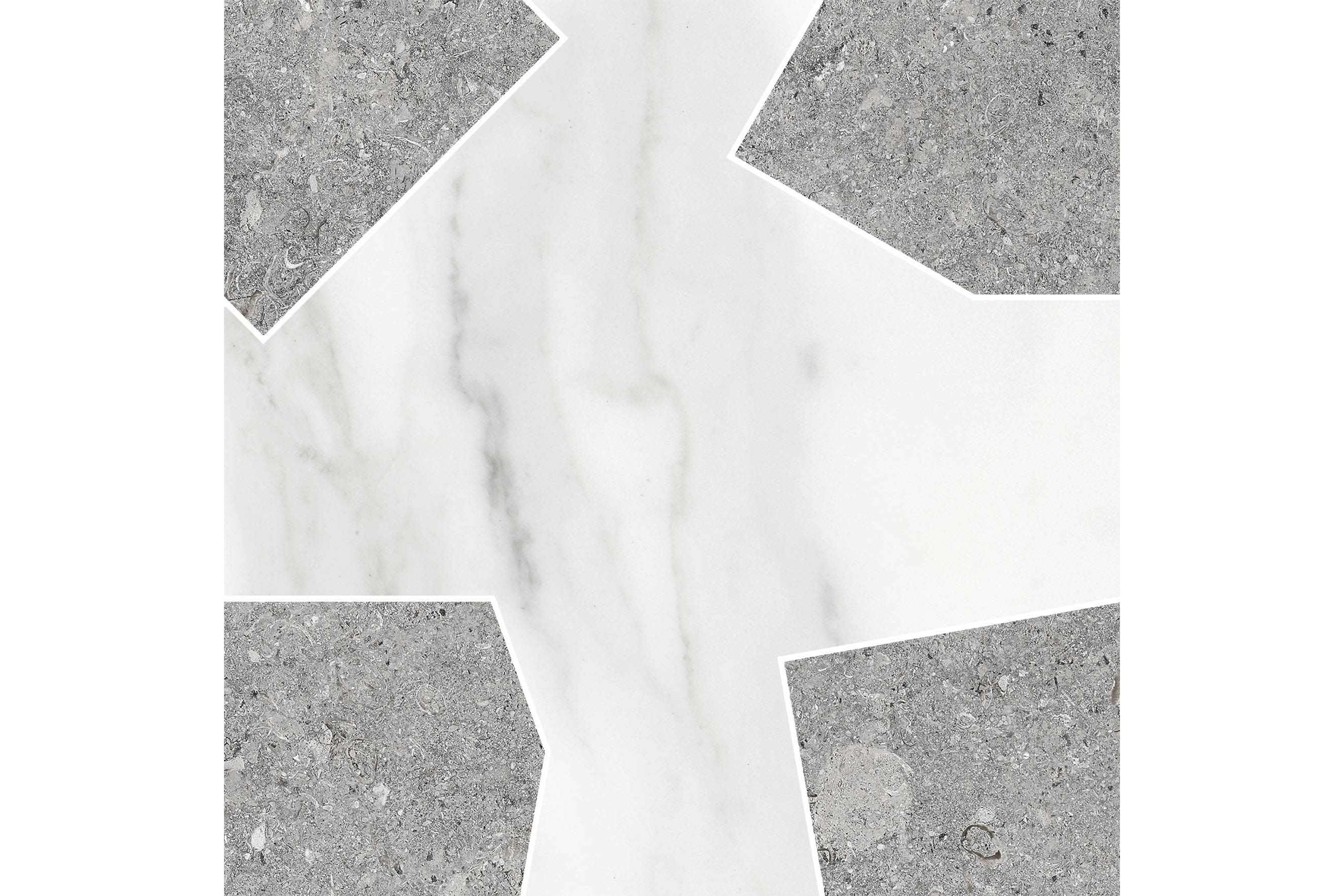 Керамогранит Terratinta Ceramiche Vicentina Cenere Cross Light