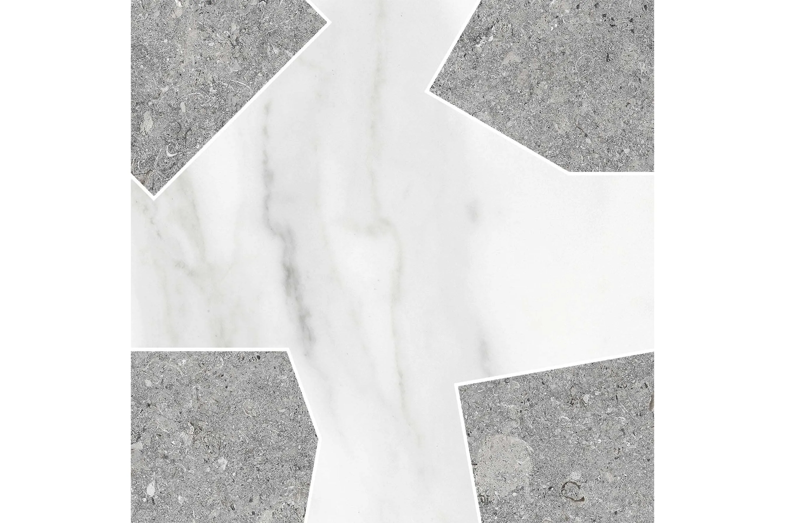 Керамогранит Terratinta Ceramiche Vicentina Cenere Cross Light