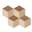 Cube Cotone Rosato Mattone
