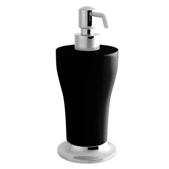 Originali Interni Italiani Altamoda PORTA DISPENSER DA APPOGGIO NERO