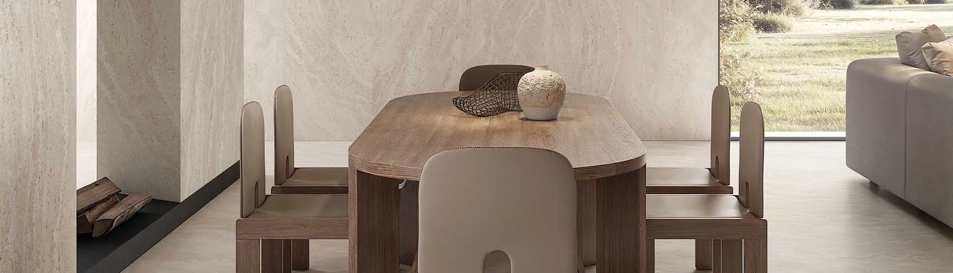 Керамогранит Emil Ceramica Dual Travertine Poro Aperto White