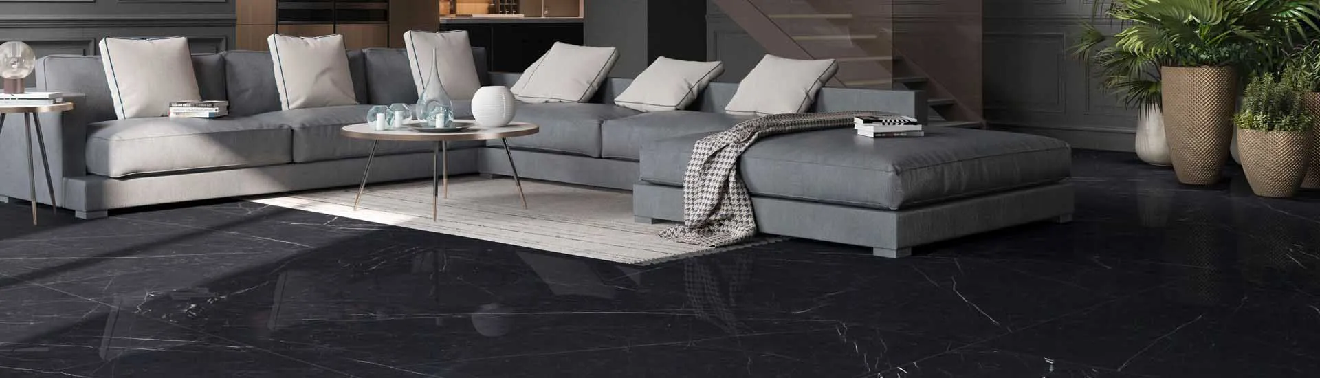 Керамогранит MaxFine by Iris FMG H270 Black Marquinia