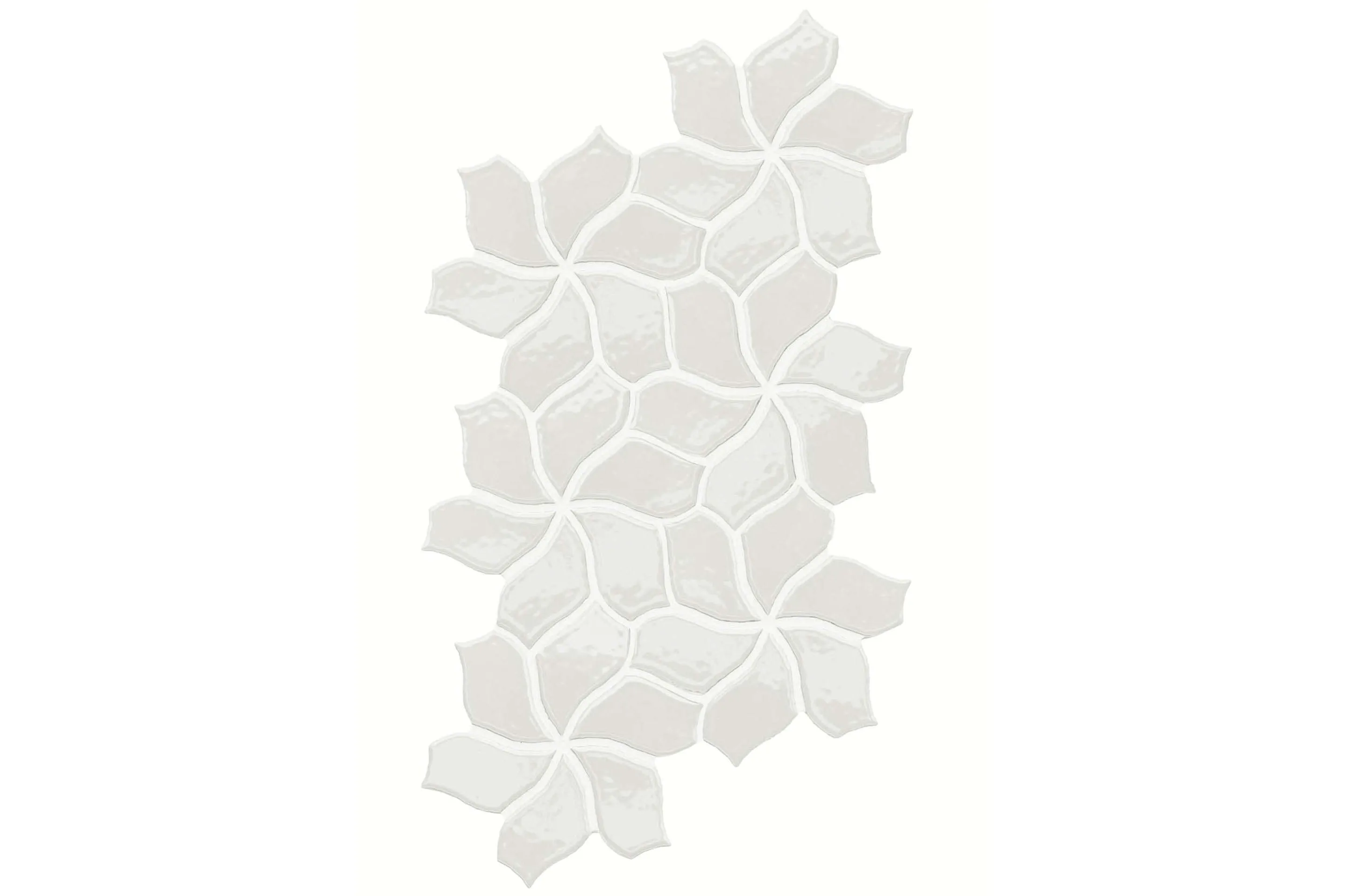 Керамогранит Mutina Botanica Flower White Glossy