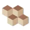 Cube Cotone Rosato Mattone