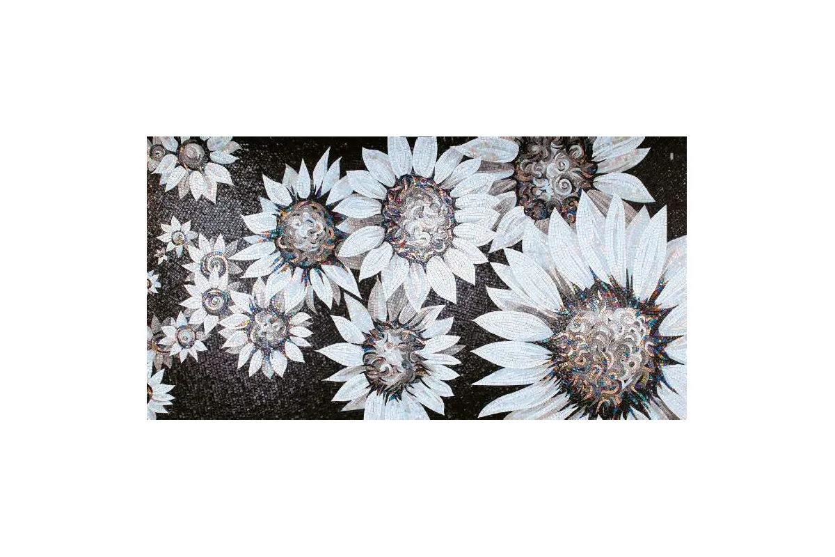Мозаика Sicis Flower Power Flo5B&W