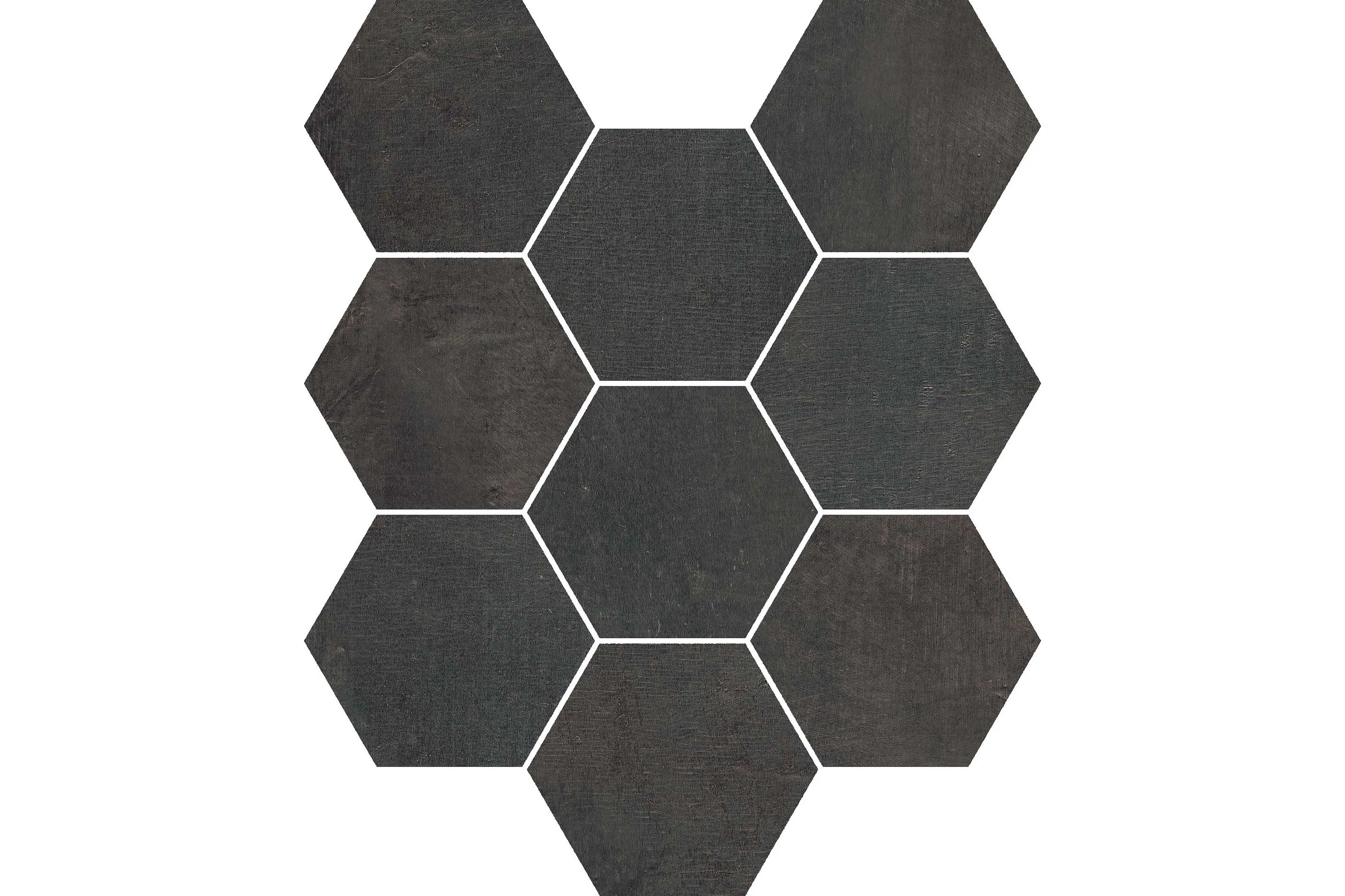Керамогранит Casalgrande Padana Fusion Mosaico Esagoni Black
