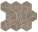 Taupe Mosaico Hex