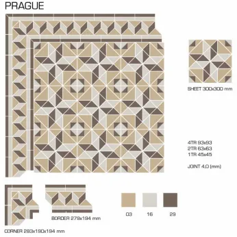 Керамогранит TopCer Victorian Designs Prague