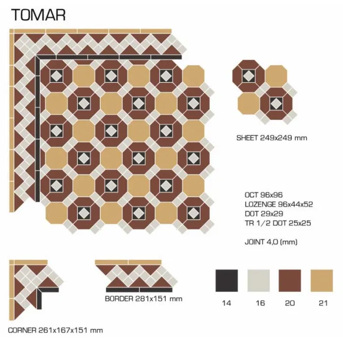 Керамогранит TopCer Victorian Designs Tomar