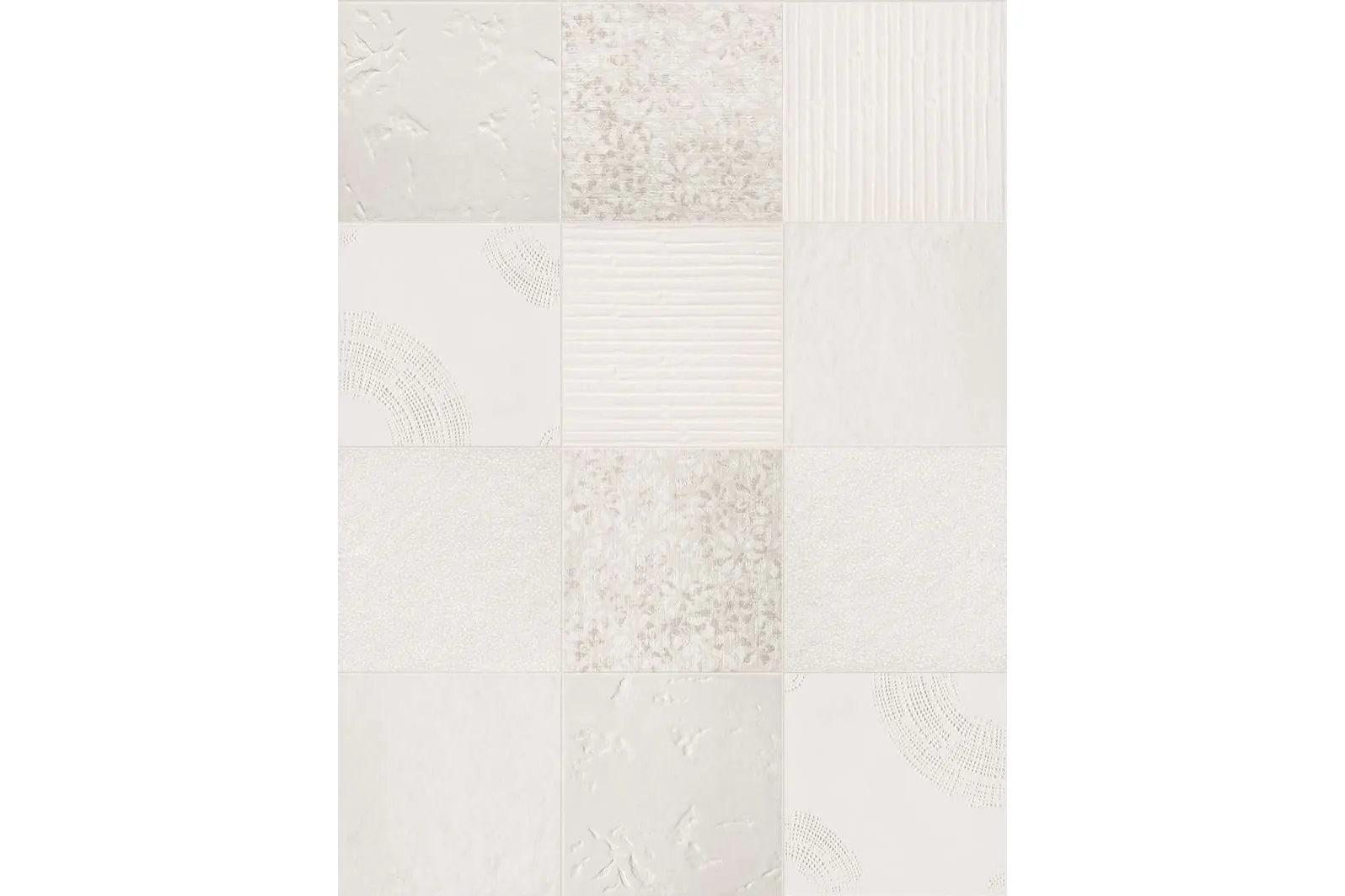 Керамогранит Mutina Chymia Mix 1 White