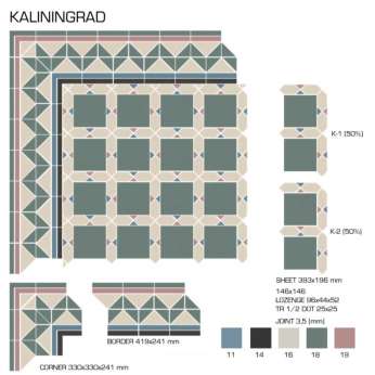 Керамогранит TopCer Victorian Designs (Викториан Дизайн) Kaliningrad