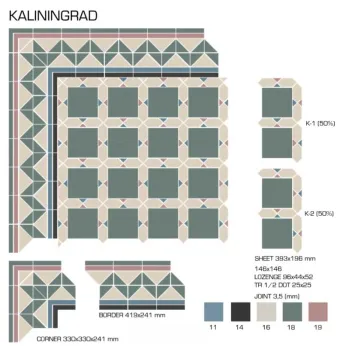 Керамогранит TopCer Victorian Designs Kaliningrad