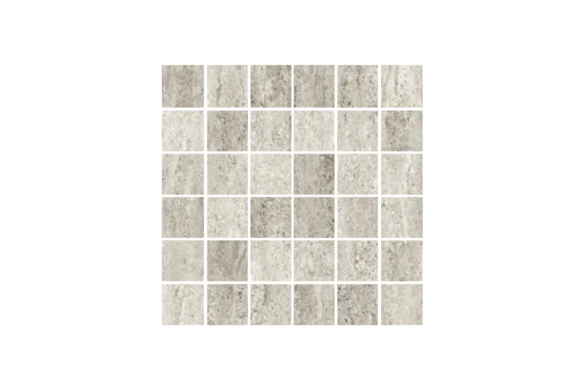 Керамогранит Cir Serenissima Travertini Due Greige Mosaico 5X5