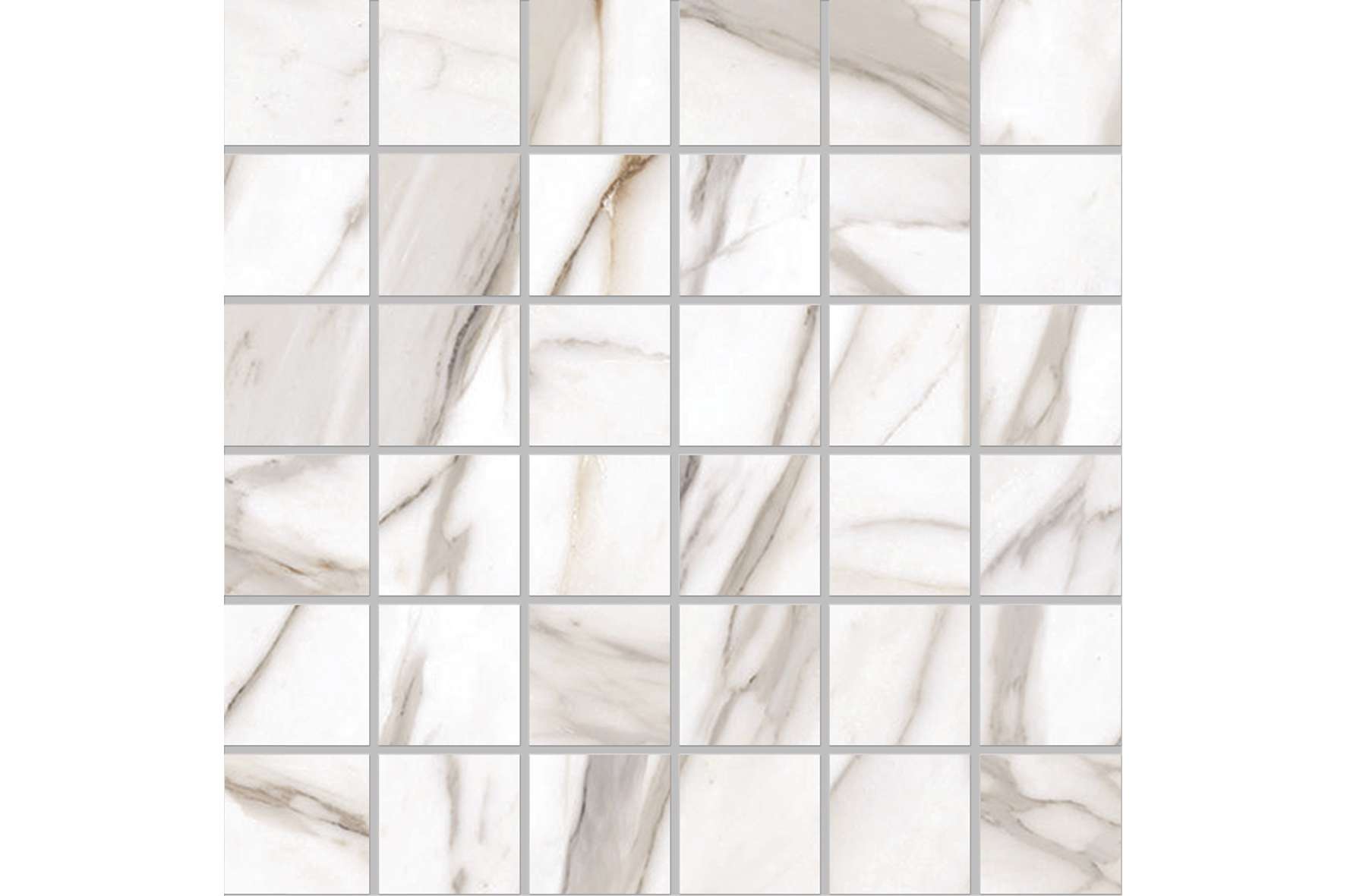 Керамогранит Emil Ceramica Tele Di Marmo Reloaded Calacatta Gold Canova Mosaico 5X5