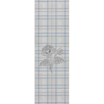 Керамогранит Settecento Park Avenue and Place Vendome Decoro Flower A Azzurro