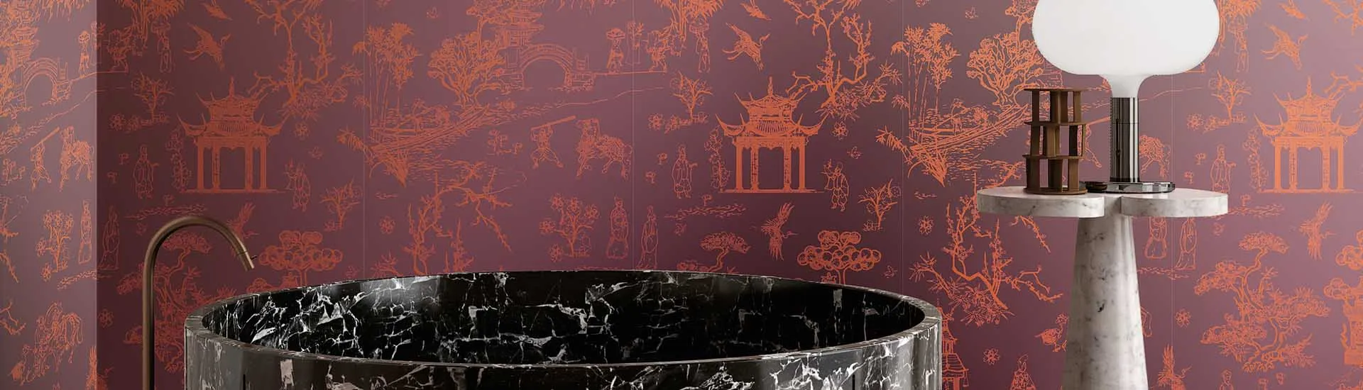 Керамогранит Sodai Silkroad Burgundy