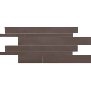 Керамогранит Ergon by Emil Group Tr3nd Mosaico Listelli Sfalsati Brown A