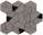Smoke Mosaico Hex Black