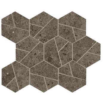 Керамогранит Atlas Concorde Boost Stone Tobacco Mosaico Hex