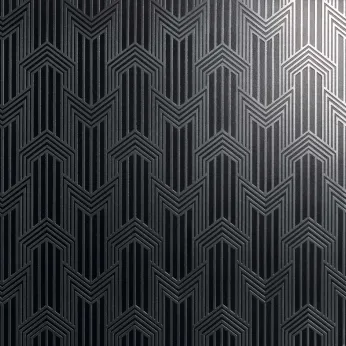 Керамогранит Petracers Swing Geometria Sterling Silver Su Nero