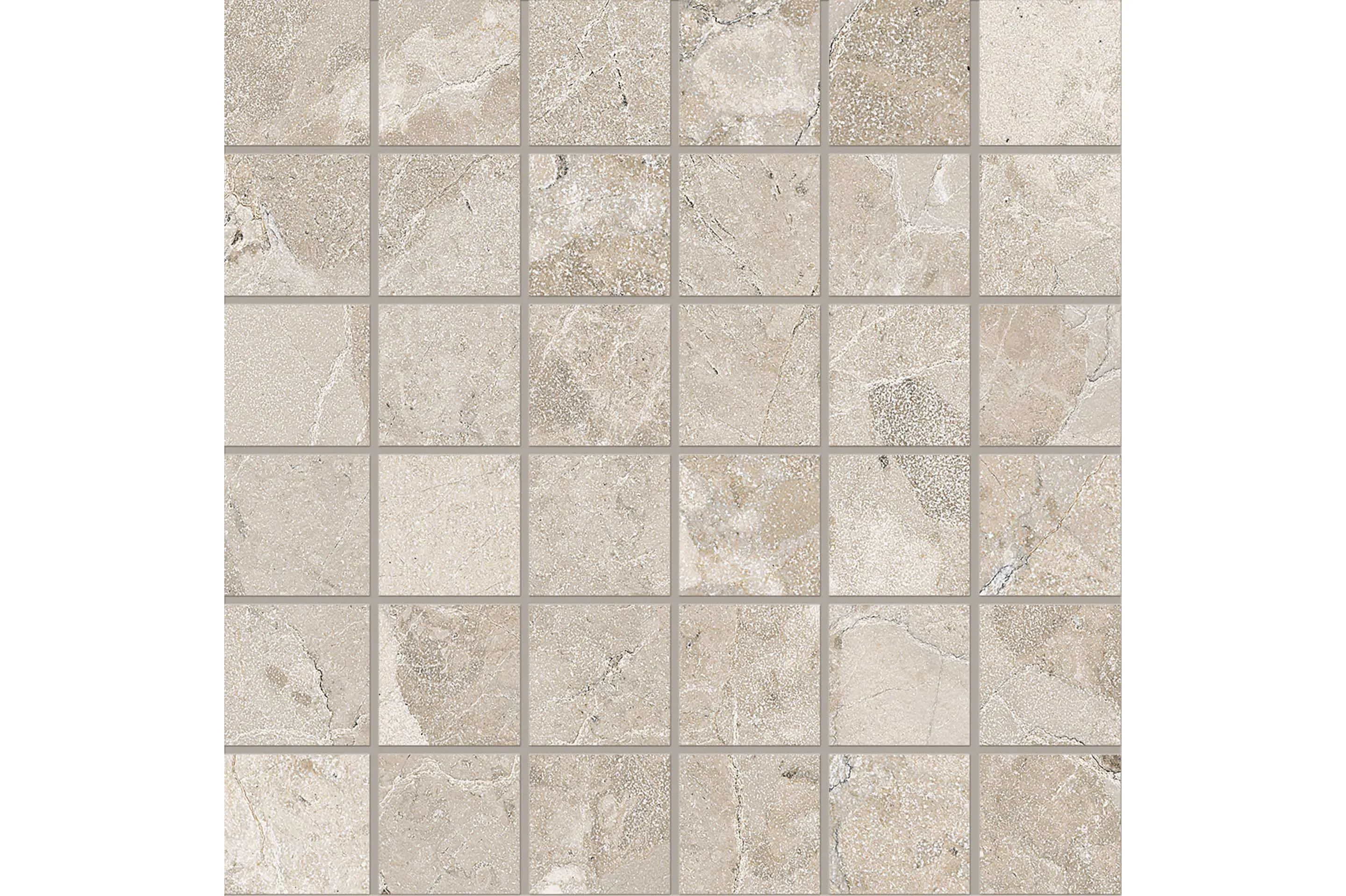 Керамогранит Ergon by Emil Group Matera Stone Sassi Greige Mosaicо Silktech