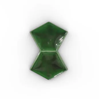 Керамогранит AcquarioDue Papillon Lucida Verde Prato