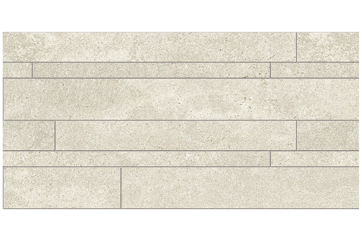 Керамогранит Provenza by Emil Group Re-Play Concrete Listelli Sfalsati Recupero White