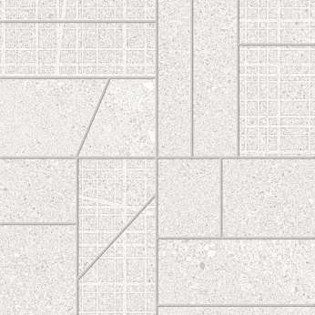 Керамогранит Ergon by Emil Group Grain Stone Mosaico Big Mix White