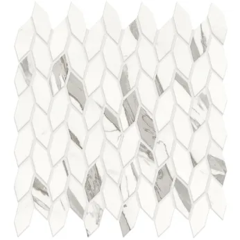 Керамогранит Atlas Concorde Marvel Shine Statuario Supremo Mosaico Twist Silk