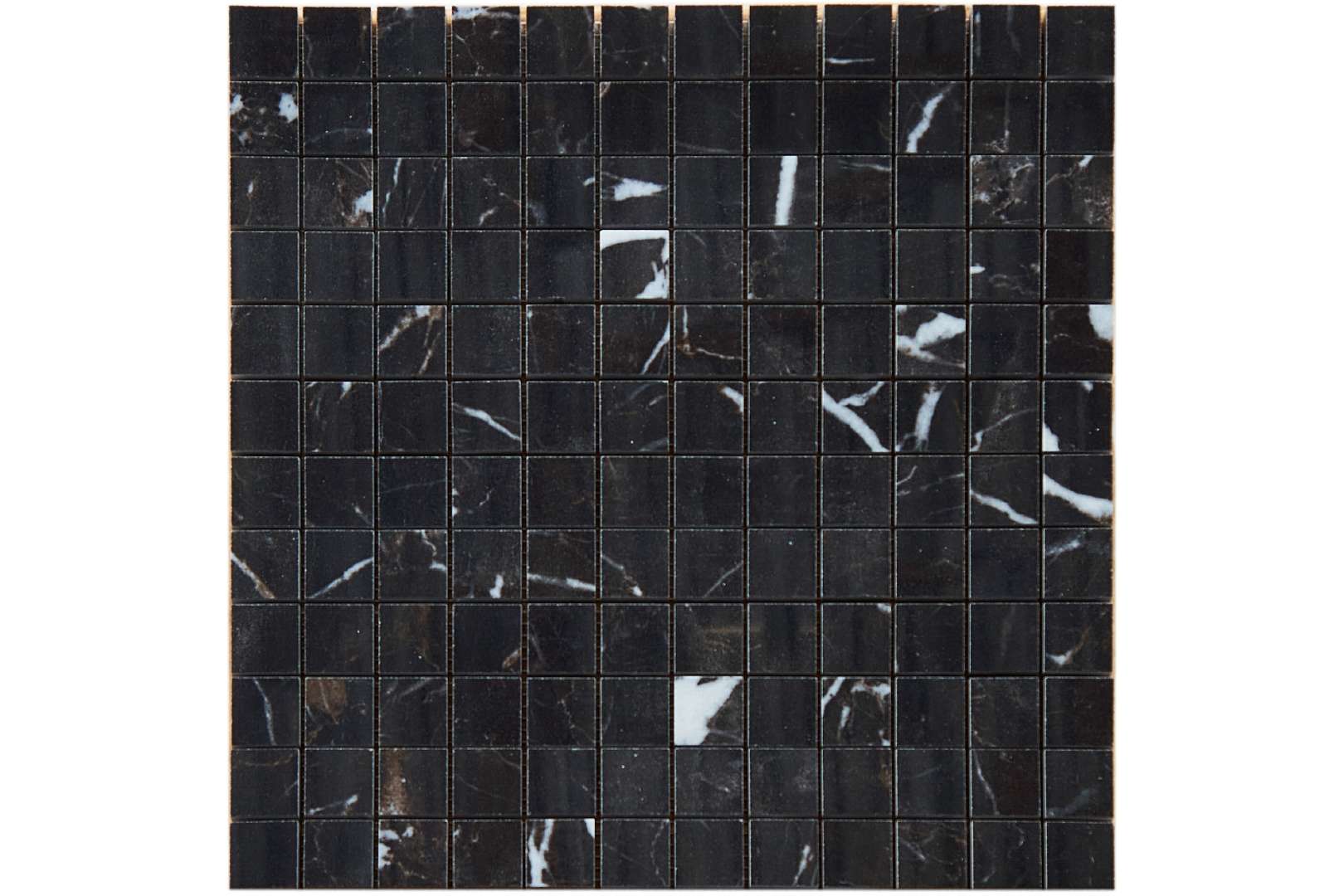 Керамогранит Casalgrande Padana Marmoker Mosaico 2.3X2.3 Nero Creta