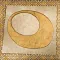 KLIMT 3  Fondo Travertino Chiaro Decoro Oro
