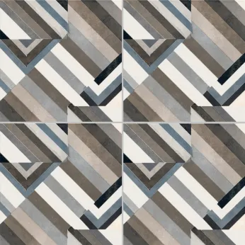 Керамогранит Mutina Azulej Prata nero