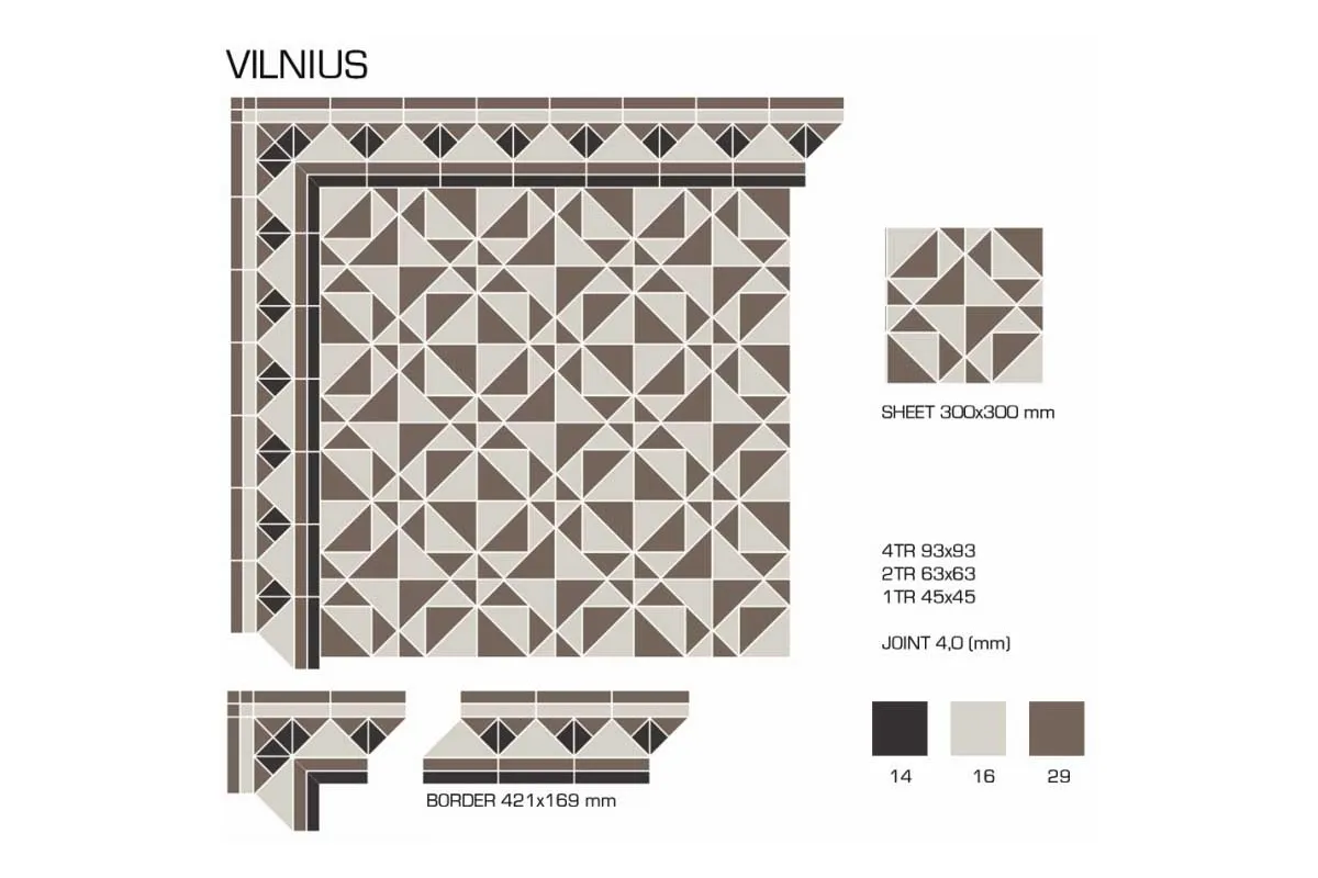Керамогранит TopCer Victorian Designs Vilnius