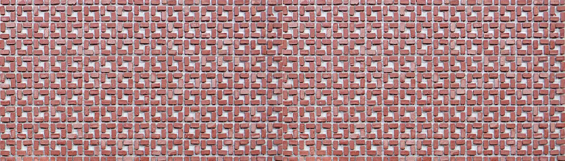 Керамогранит Micro. Micromosaics Micromosaics Micro-Brick Ring Red