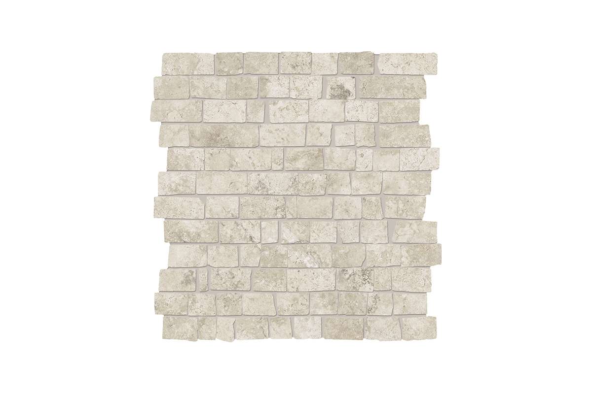 Керамогранит Provenza by Emil Group Unique Travertine Mosaico Mini Block Ancient Cream