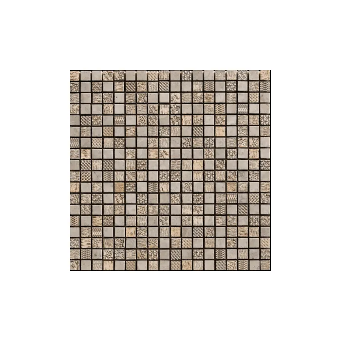 Мрамор Petra Antiqua Acqueforti Mosaics MOSAICO MANILA 5х5 NEW SMOKE BRONZO