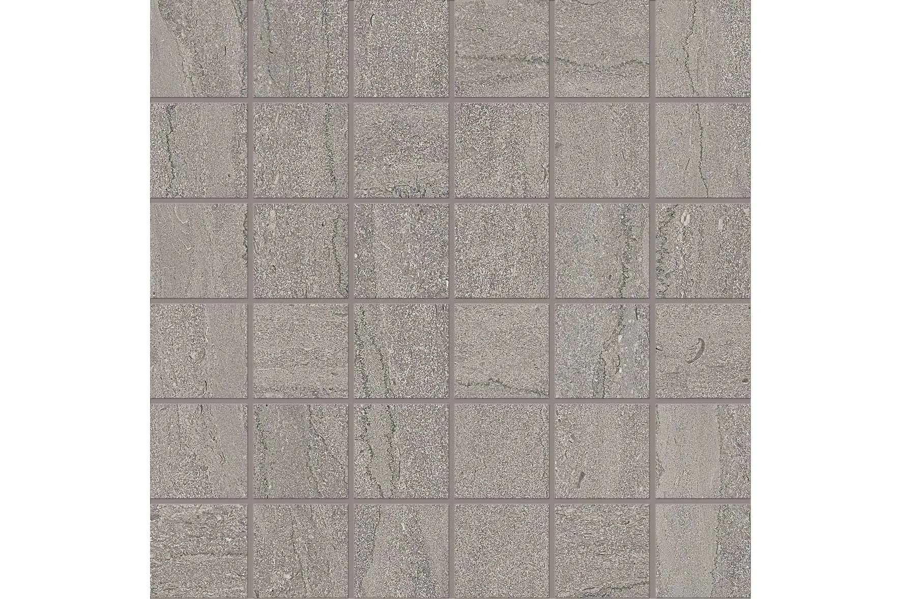 Керамогранит Ergon by Emil Group Portland Stone Vien Cut Lead Mosaico 5X5