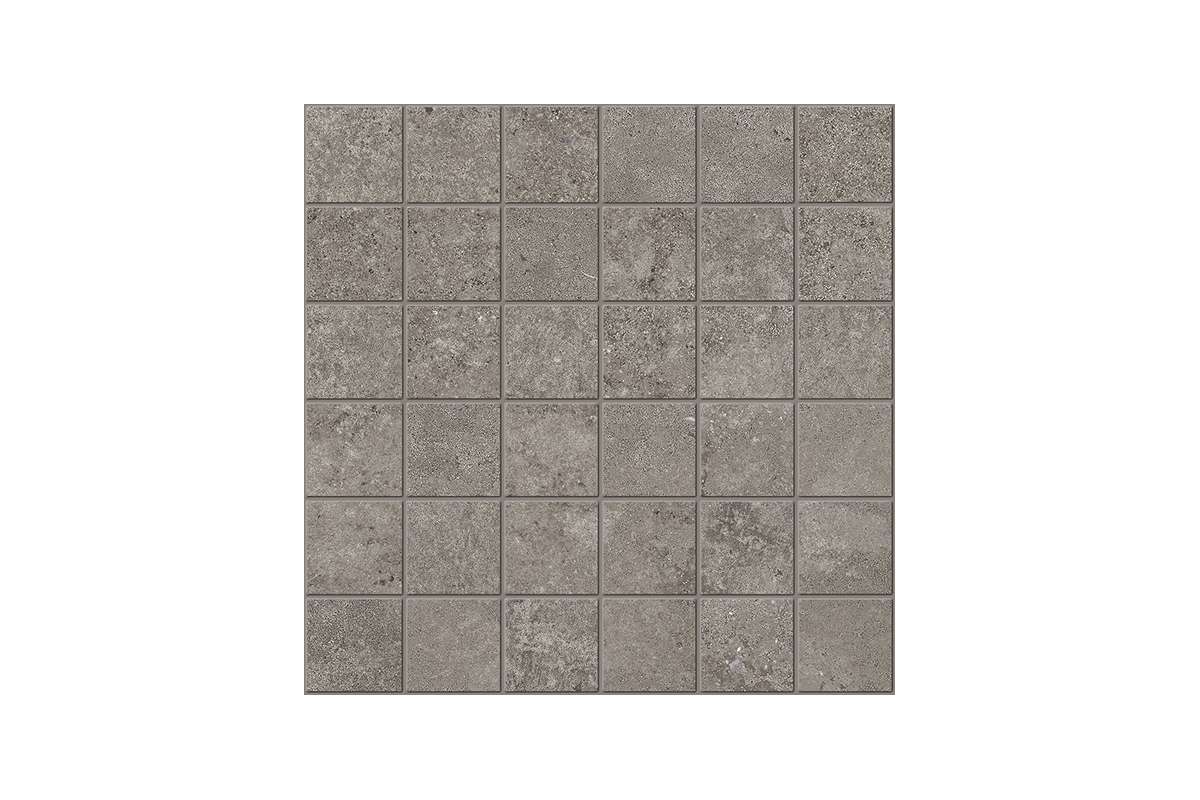 Керамогранит Provenza by Emil Group Re-Play Concrete Mosaico Recupero 5X5 Dark Grey