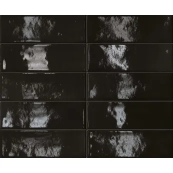 Керамогранит Emil Ceramica Sixty Minibrick Lux Nero Assoluto