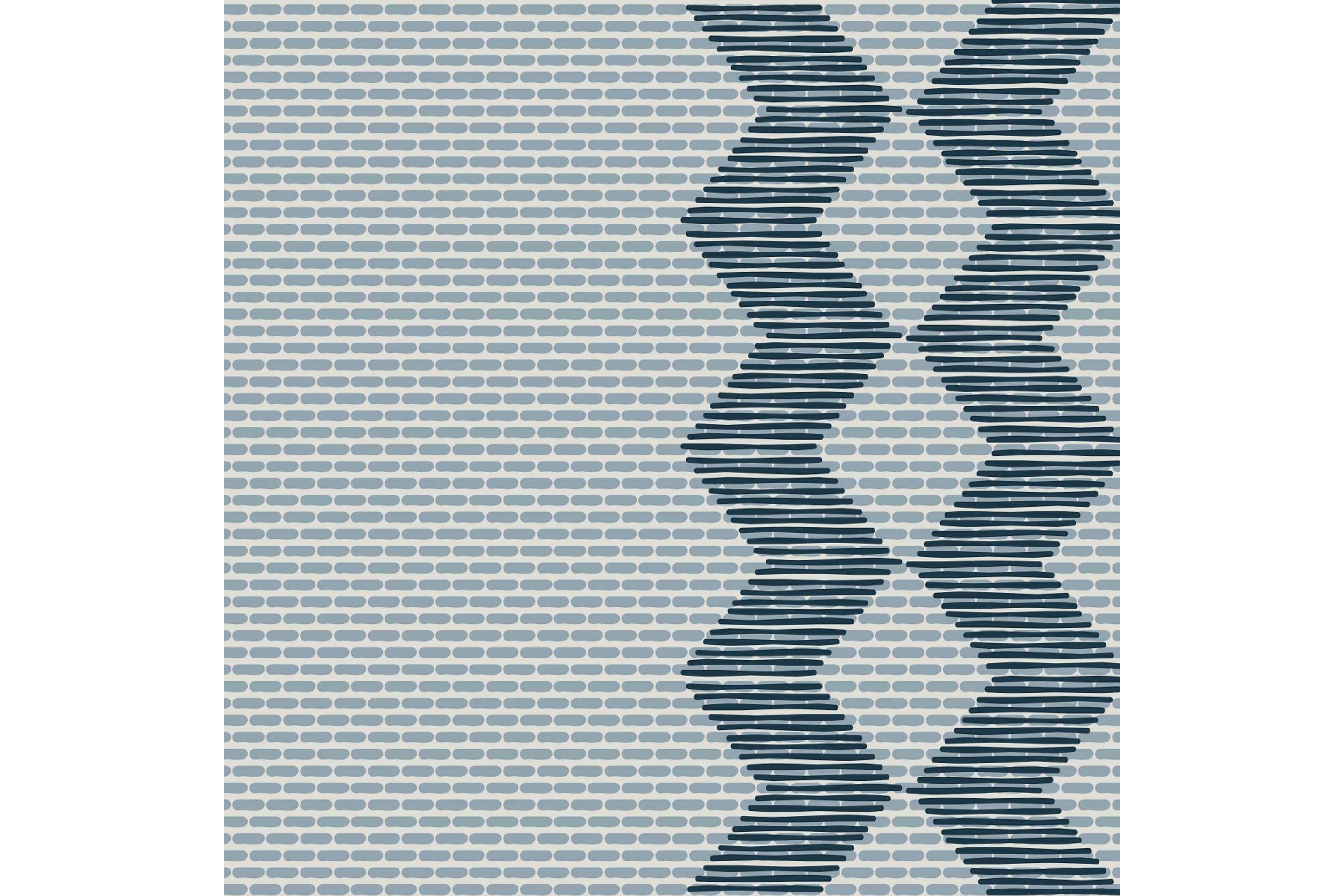 Керамогранит Mutina Tape Zigzag Half Blue