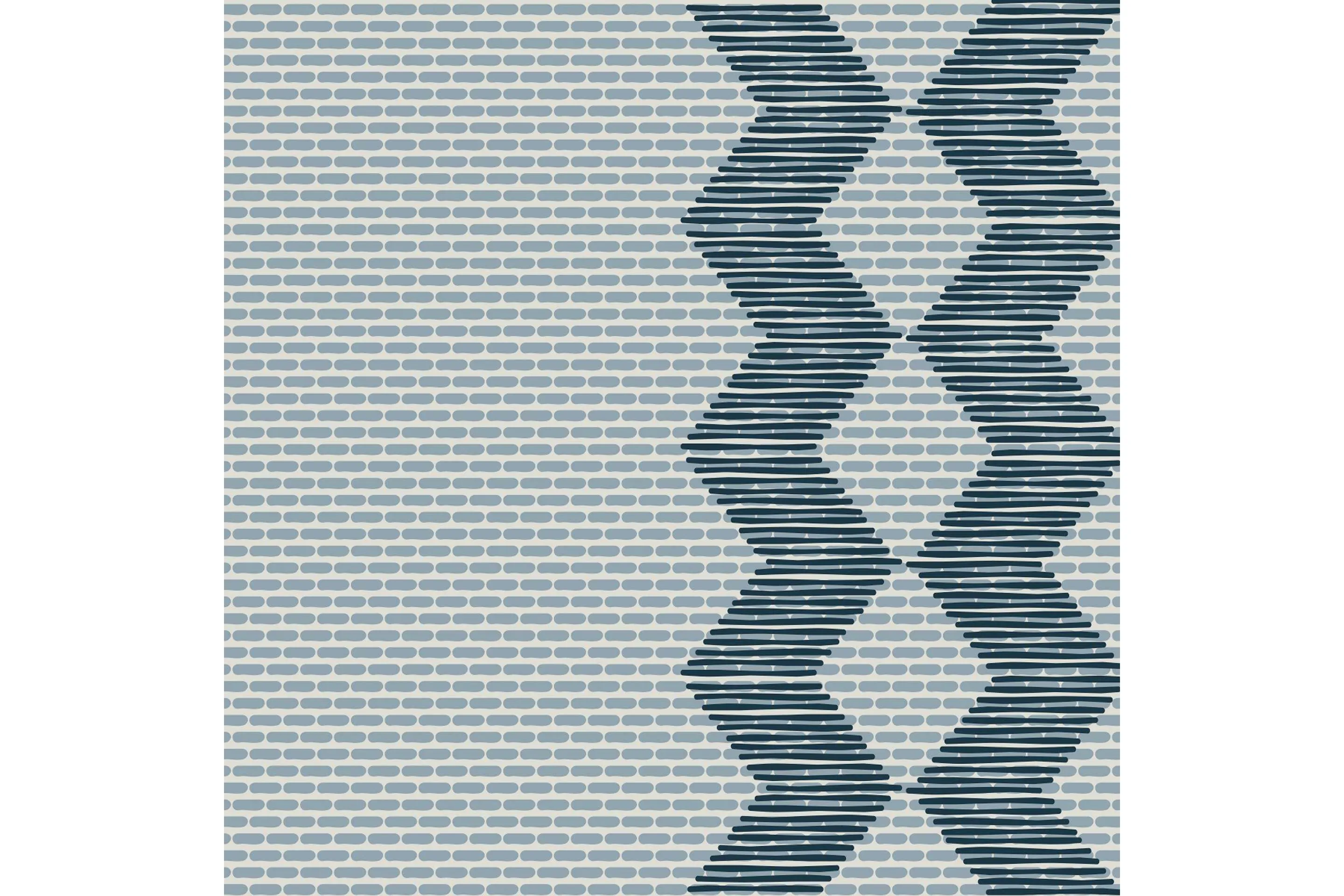 Керамогранит Mutina Tape Zigzag Half Blue